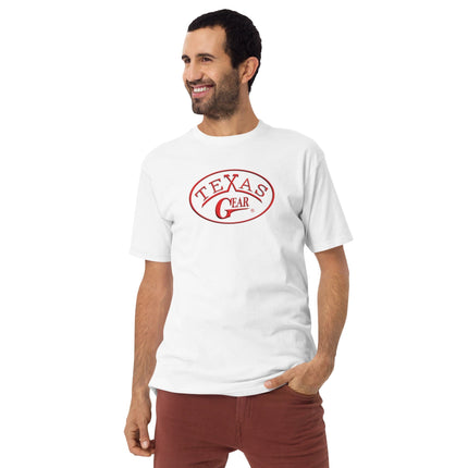 Texas Gear T-Shirt White / S Texas Gear Men’s Premium Heavyweight T-Shirts Out_Of_Texas