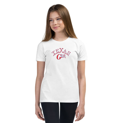 Texas Gear White / S Youth Short Sleeve T-Shirt Out_Of_Texas