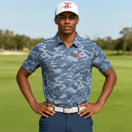 Maverick - Texas Golf - White Mesh Hat - LR1