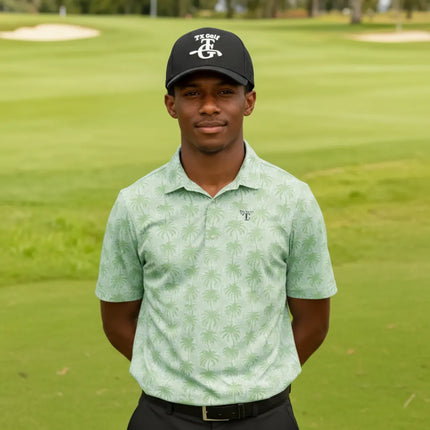 Maverick - Texas Golf - Black Mesh Hat - LW1